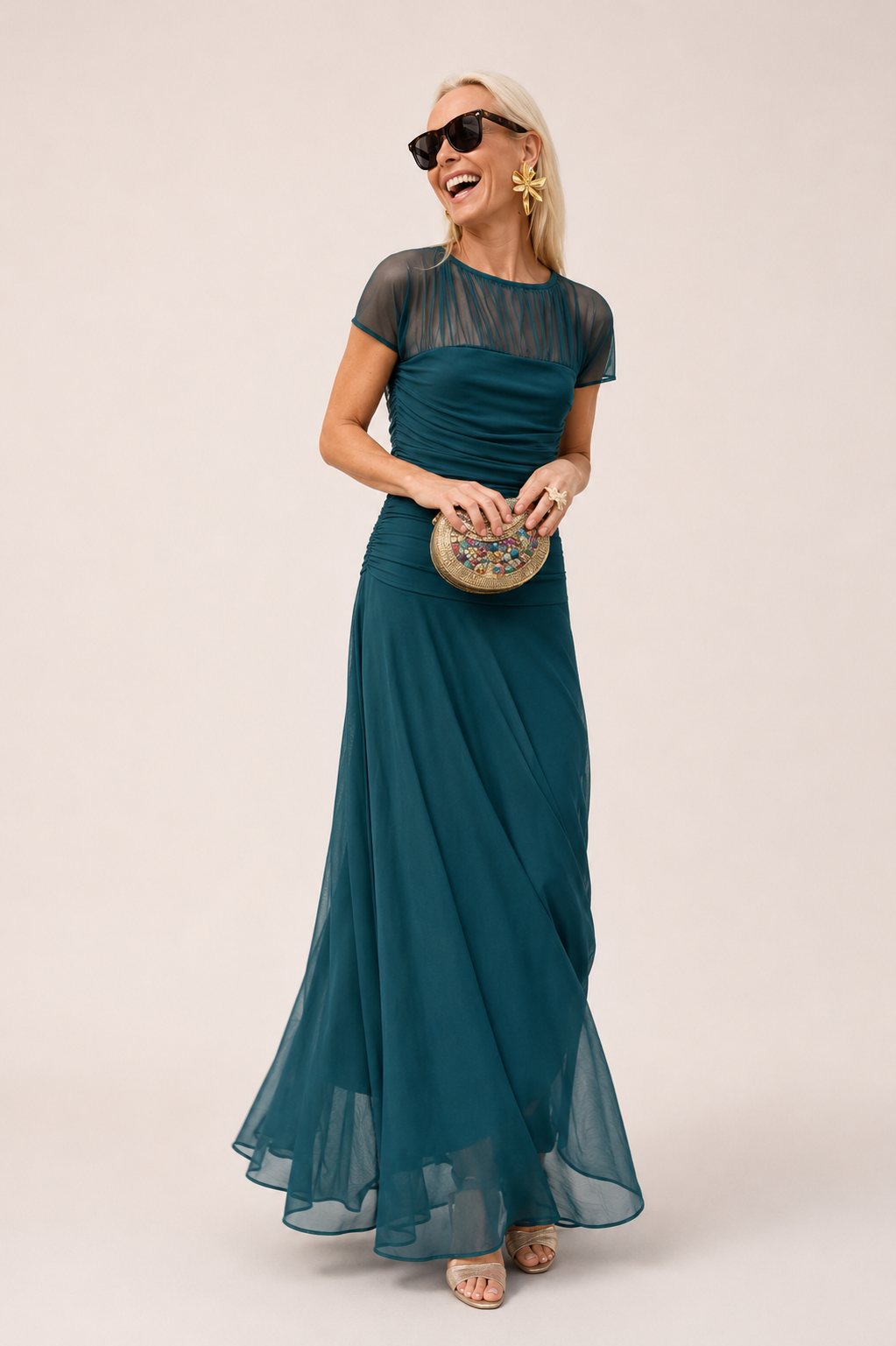 Lauren™ | Elegant Chiffon Maxi Dress