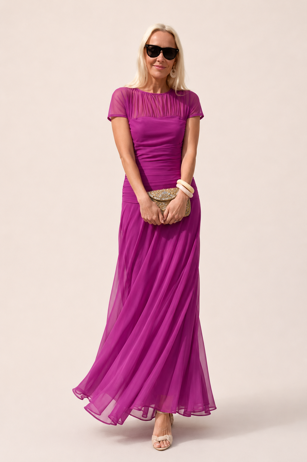 Lauren™ | Elegant Chiffon Maxi Dress