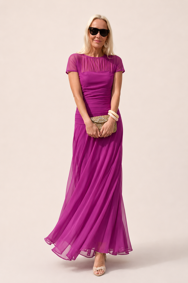 Lauren™ | Elegant Chiffon Maxi Dress
