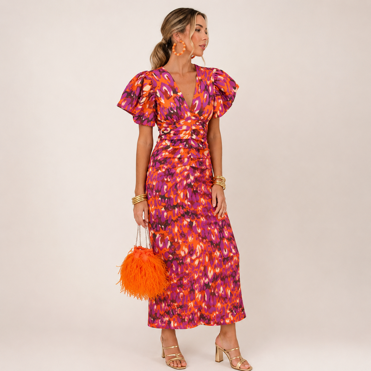 Orange/Purple / UK 18 (3XL)