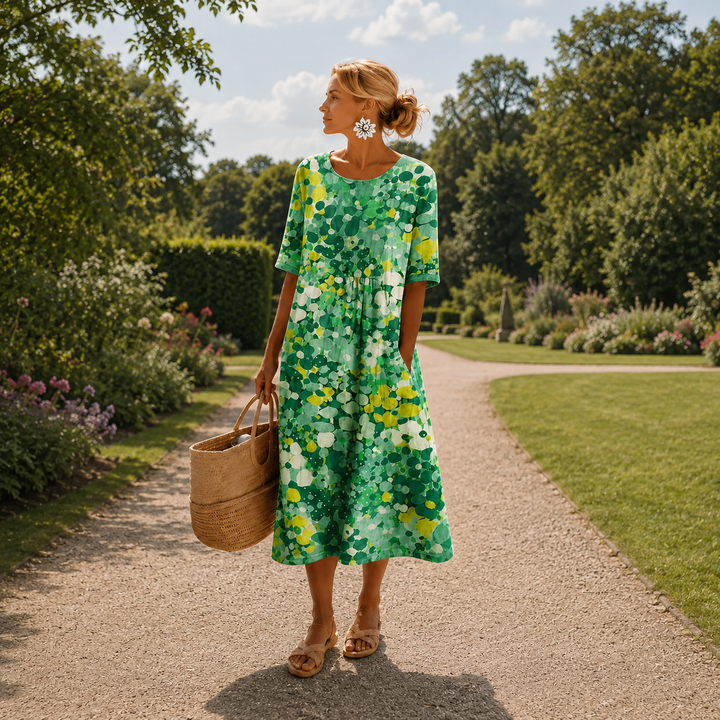 Elena - Elegant Lightweight Midi Dress