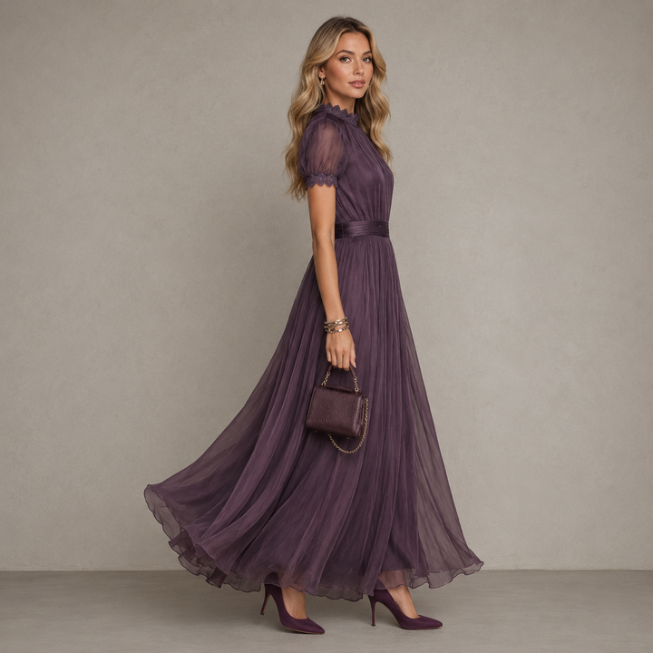 Petra | Lace Detail Maxi Dress