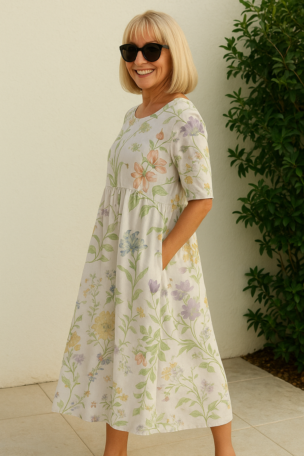 Eliza Relaxed Midi Dress