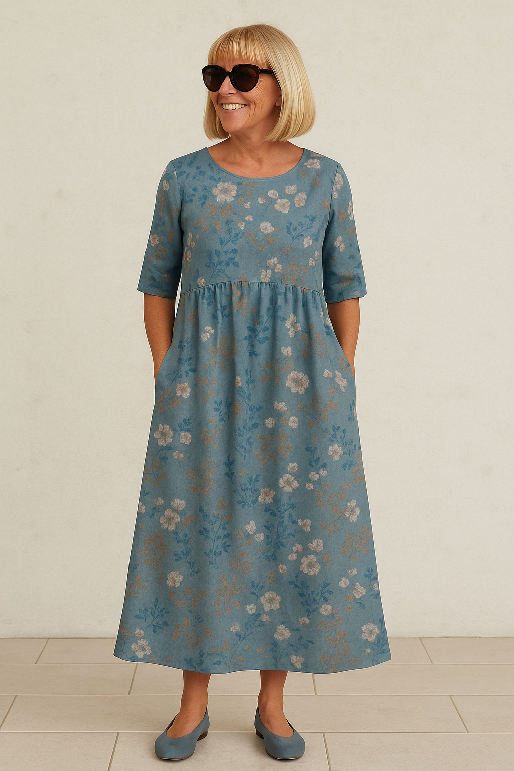 Eliza Relaxed Midi Dress