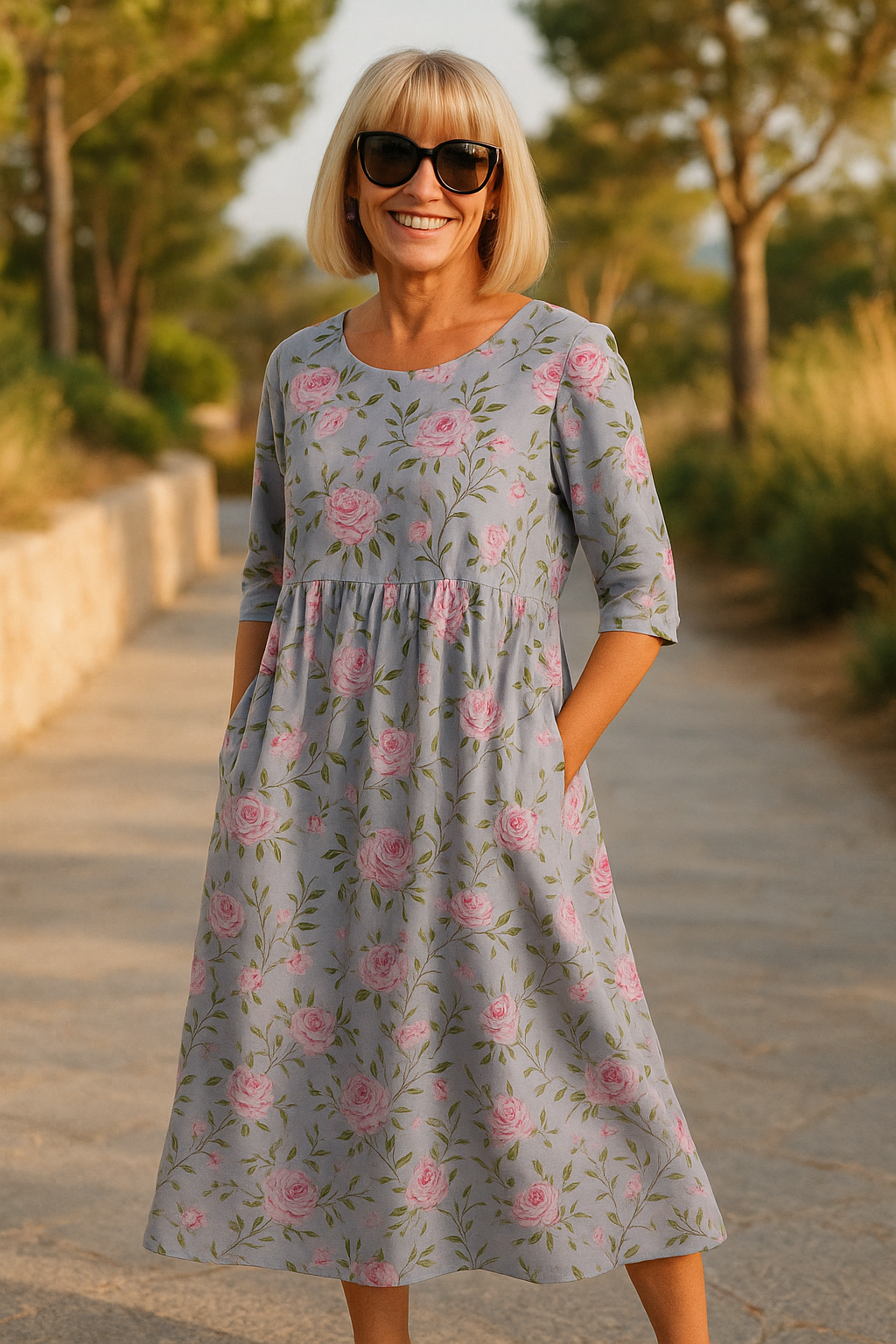 Eliza Relaxed Midi Dress