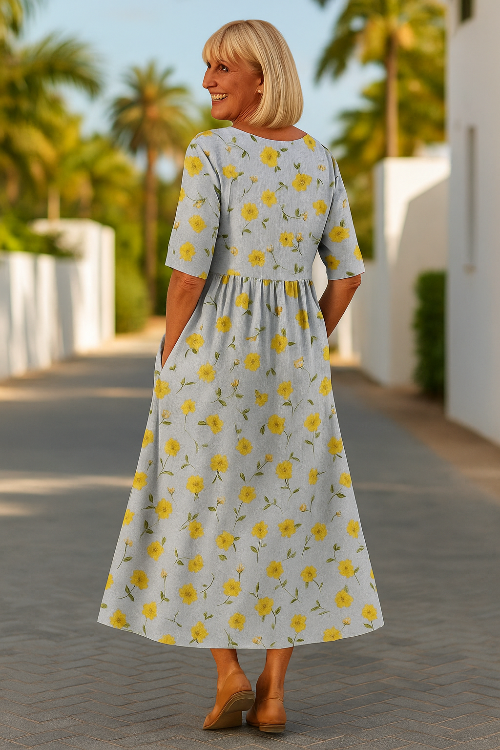 Eliza Relaxed Midi Dress