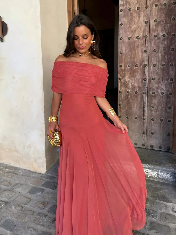 Rosamund | Off-Shoulder Maxi Dress