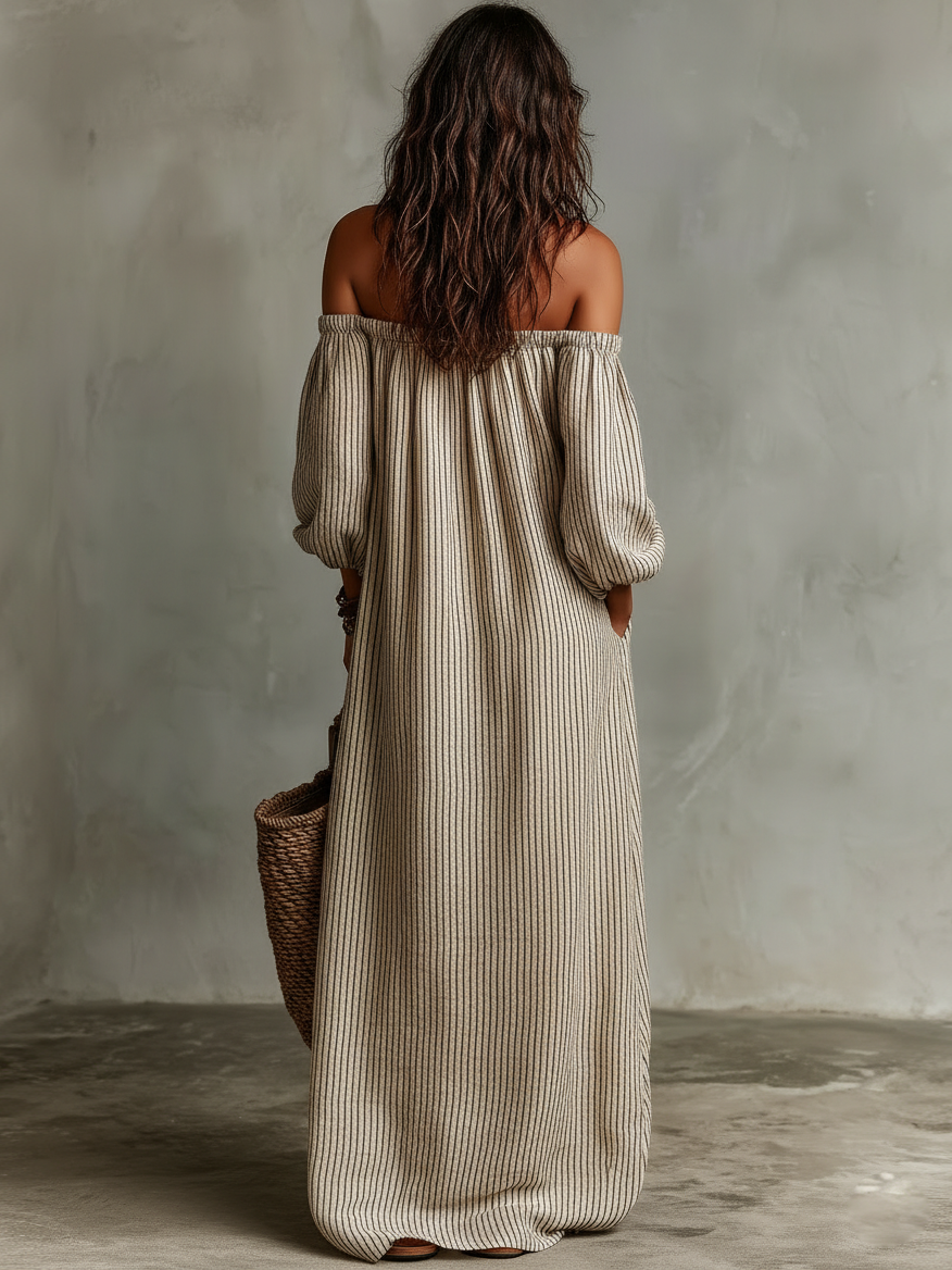 Dahlia | Off-Shoulder Maxi Dress