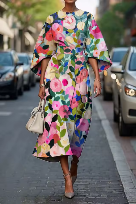 Floral / UK 22 (4XL)