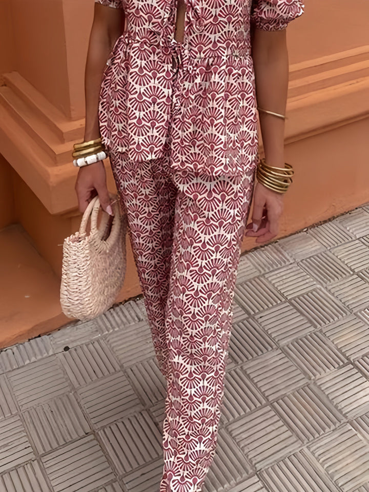 Valeria | Printed Two-Piece Set