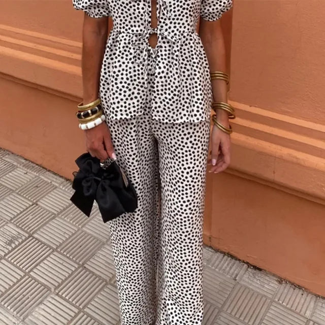 Valeria | Printed Two-Piece Set