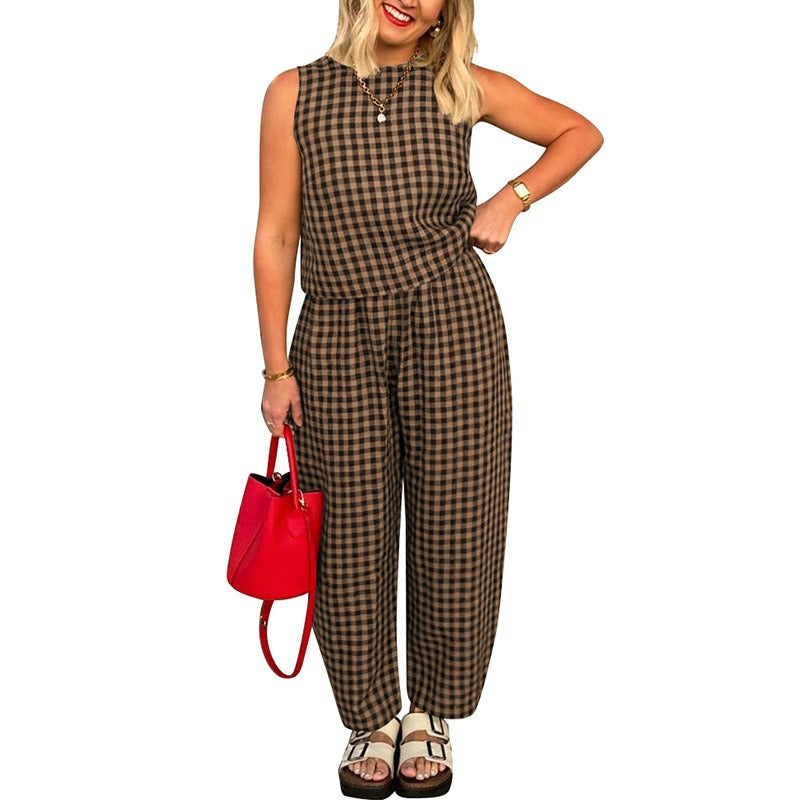 Leigh | Lightweight Casual Sleeveless Two-Piece Loungewear