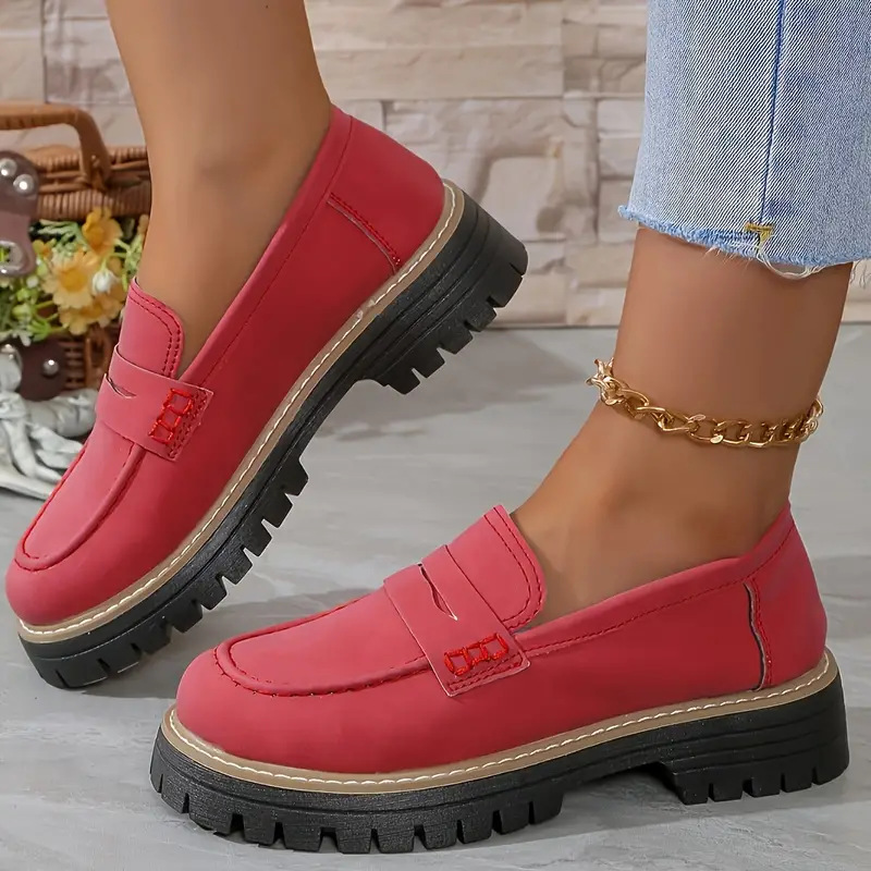 Hemali - All-Day Comfort Chunky Loafers