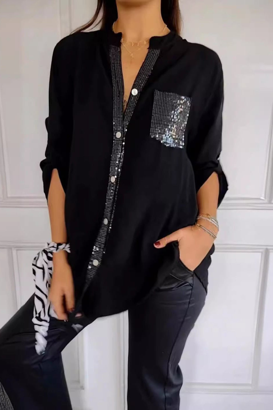Black / 5XL (22-24)