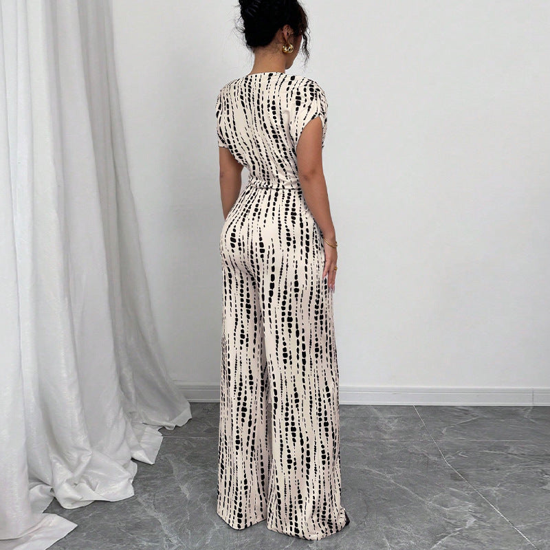 Kendra | Classy Wide-Leg Oblique Strap Jumpsuit