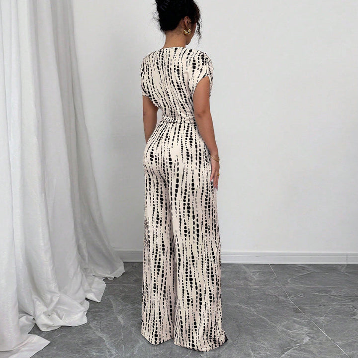 Kendra | Classy Wide-Leg Oblique Strap Jumpsuit