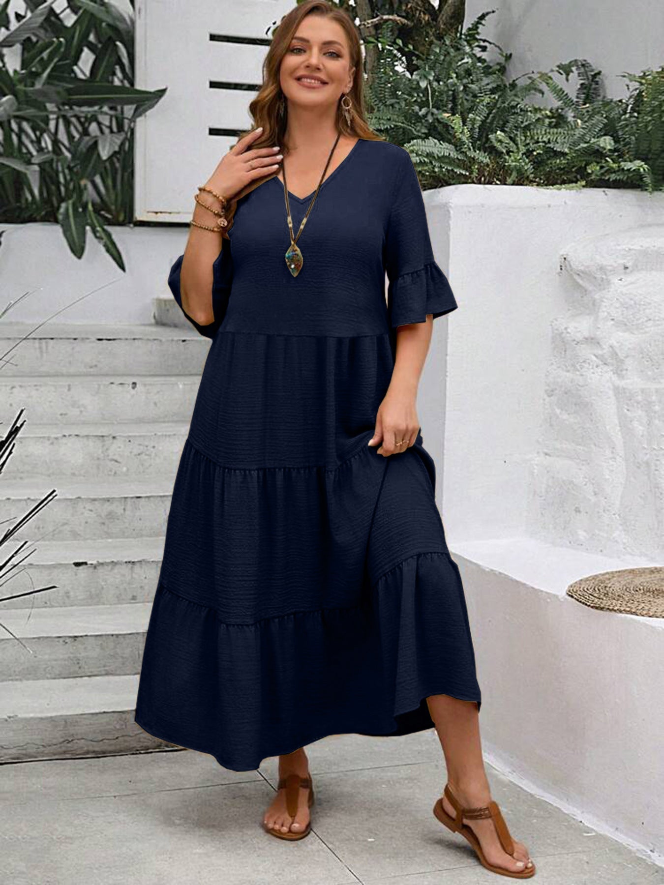 Navy Blue / 5XL (22-24)