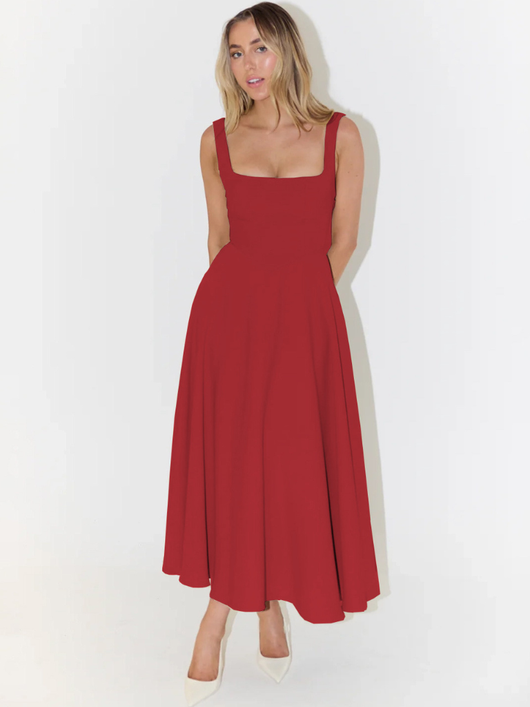 Ophelia | Elegance Midi Dress
