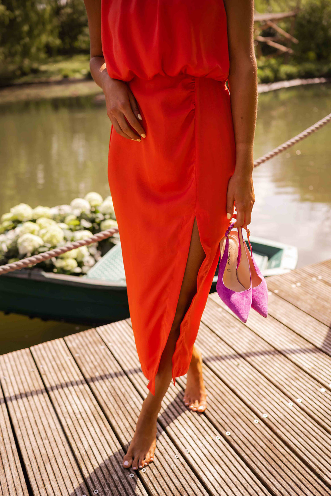 Flora | Garden Party Midi Dress