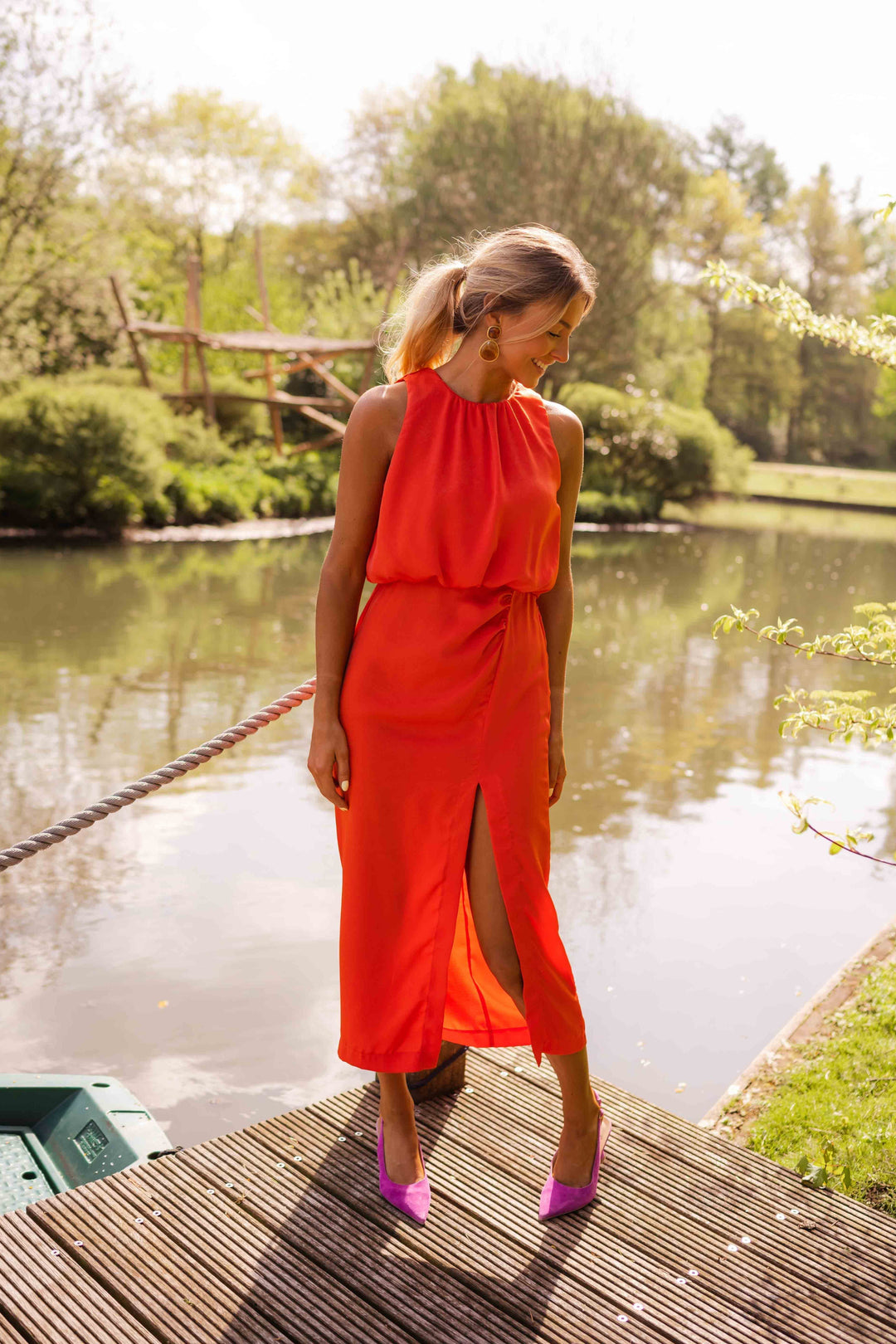 Flora | Garden Party Midi Dress