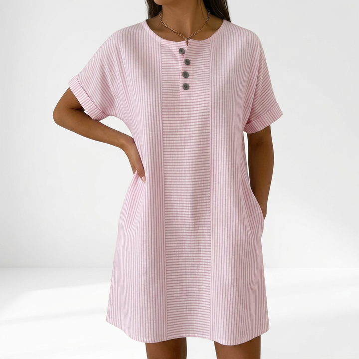 Auressia™ | Lightweight Shirt Dress for Everyday Comfort