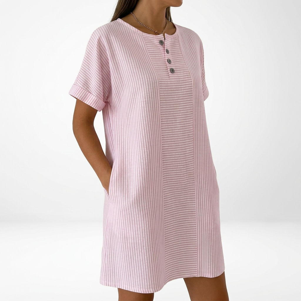 Auressia™ | Lightweight Shirt Dress for Everyday Comfort