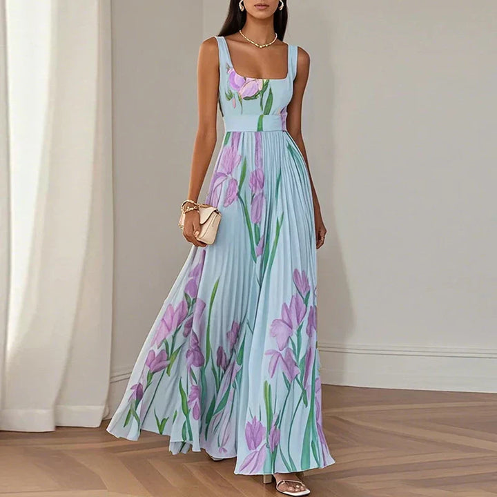 Iris | Elegant Floral Summer Dress