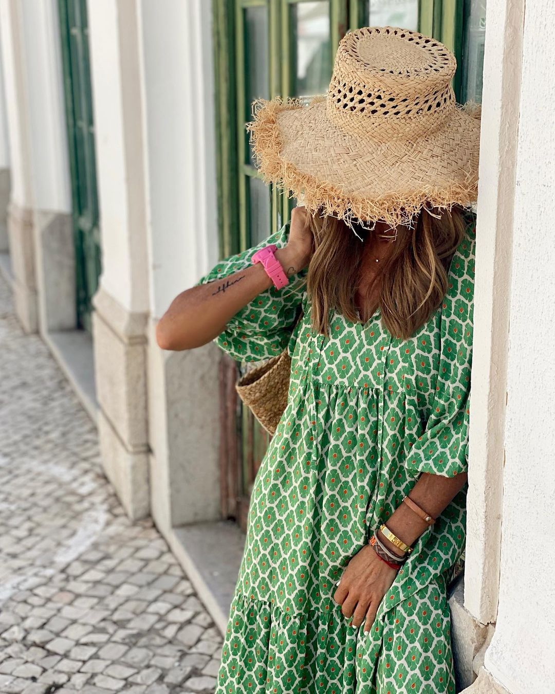 Maxi dress in boho style