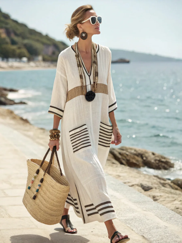 Maxi boho summer dress