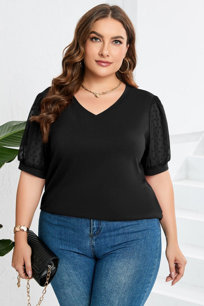 Hazel | Relaxed V-Neck Everyday Blouse