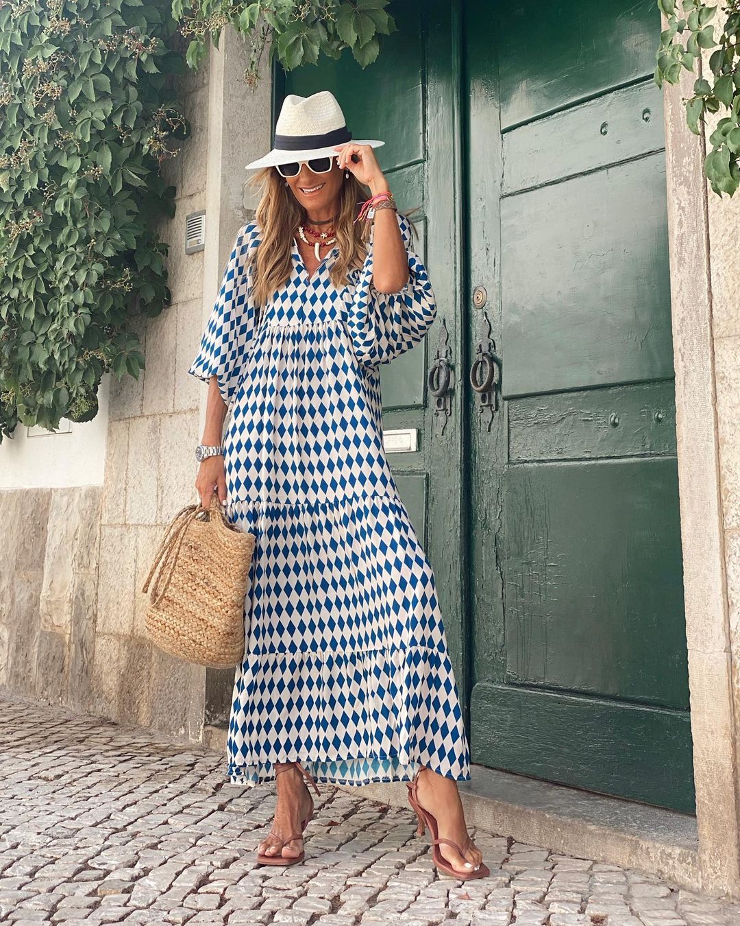 Maxi dress in boho style