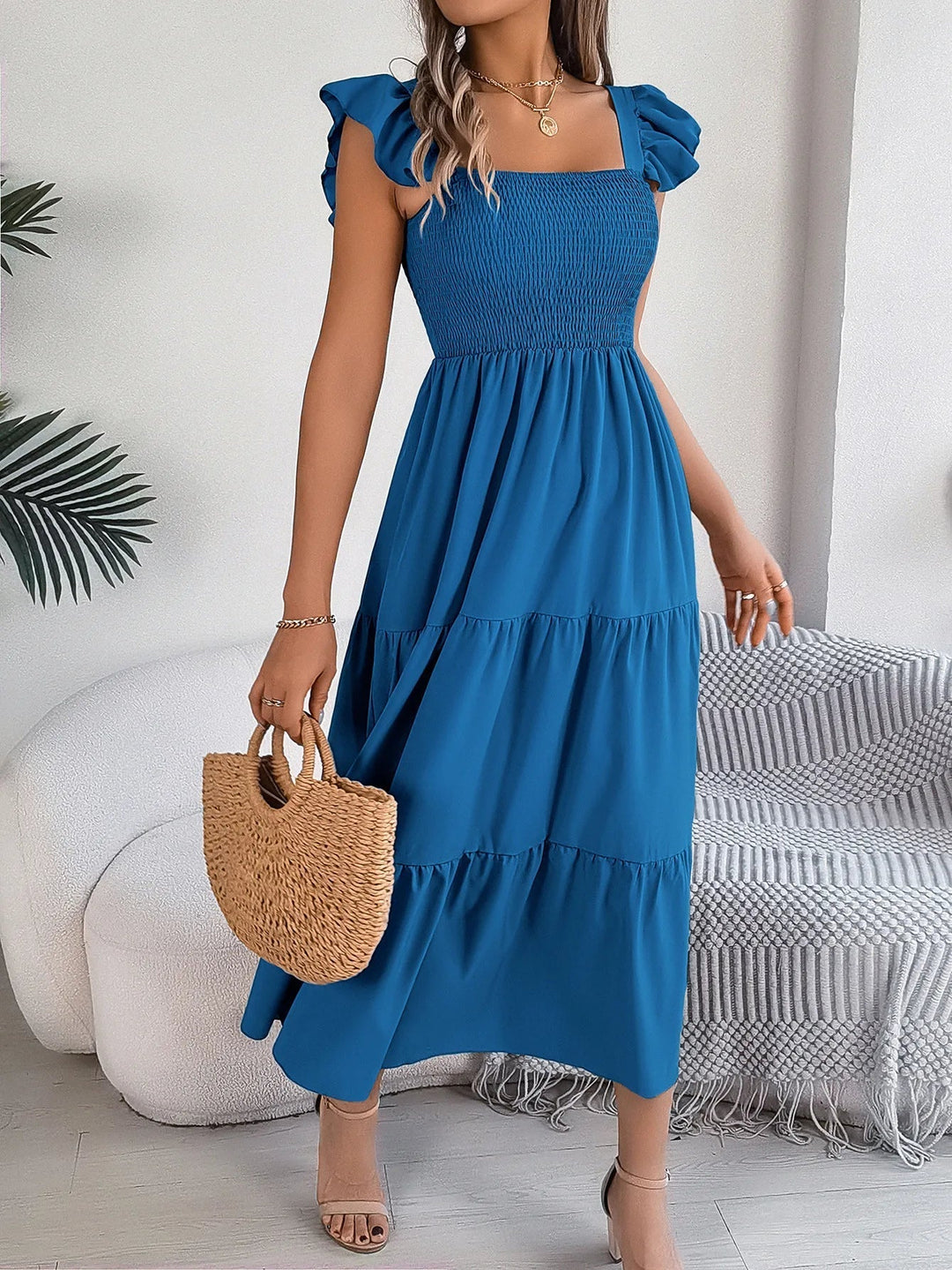Yessa - Elegant Tiered Dress
