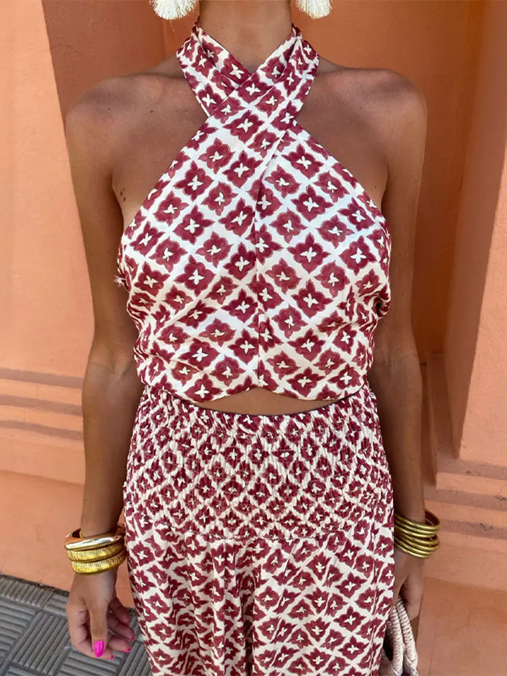 Anastasia | Off-Shoulder Ruffle Set
