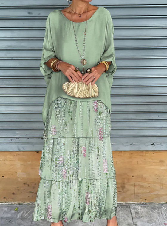 Dahlia | Flowing Ruffle Maxi Dress