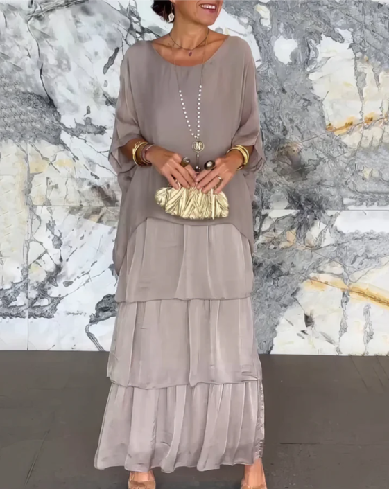 Dahlia | Flowing Ruffle Maxi Dress
