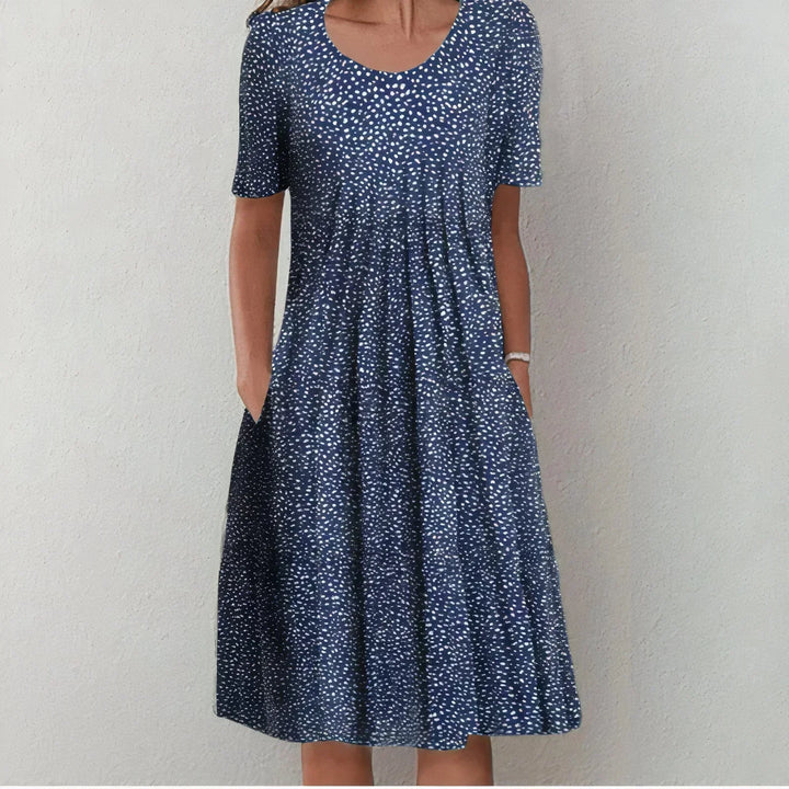 Casual trendy floral dress