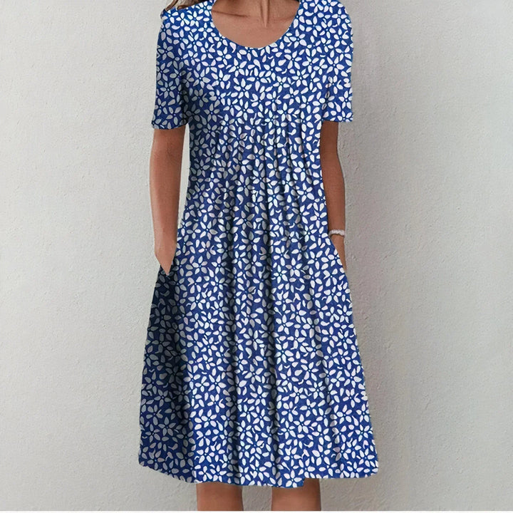 Casual trendy floral dress