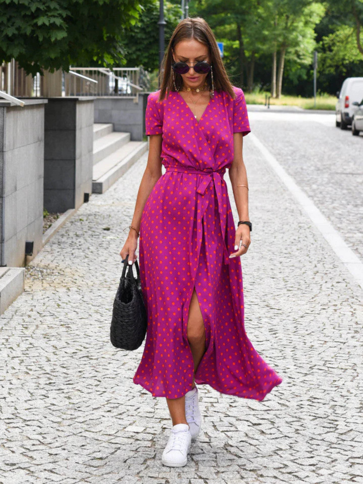Stylish floral summer dress
