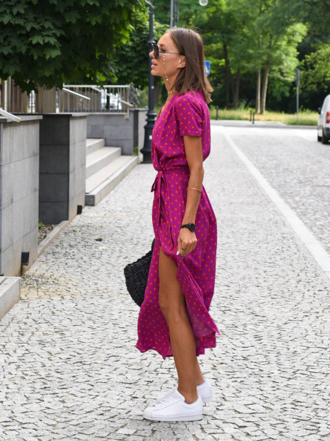 Stylish floral summer dress