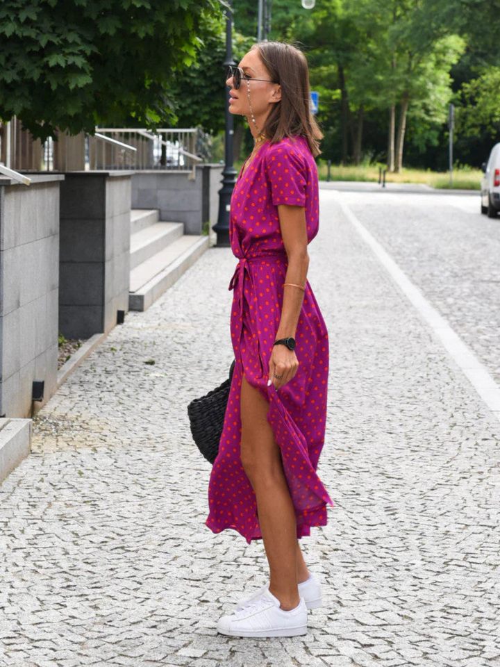 Stylish floral summer dress