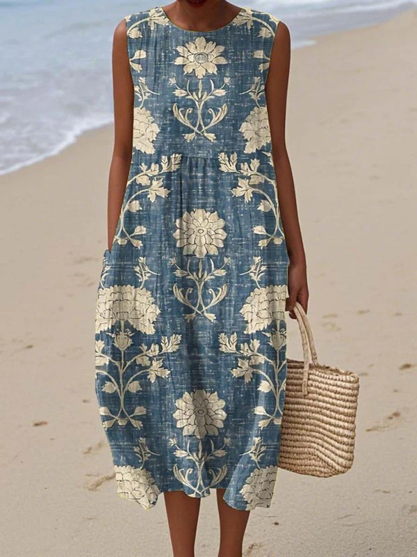 Elvira | Boho Midi Dress