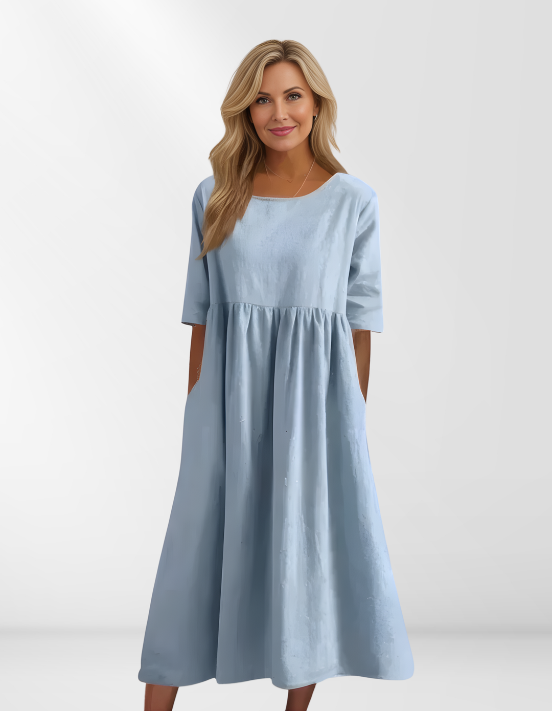 Figure flattering summer dress