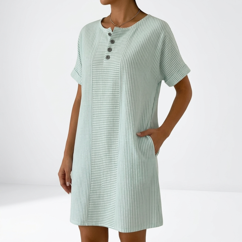 Auressia™ | Lightweight Shirt Dress for Everyday Comfort