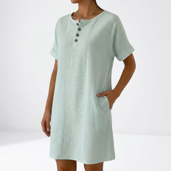 Auressia™ | Lightweight Shirt Dress for Everyday Comfort