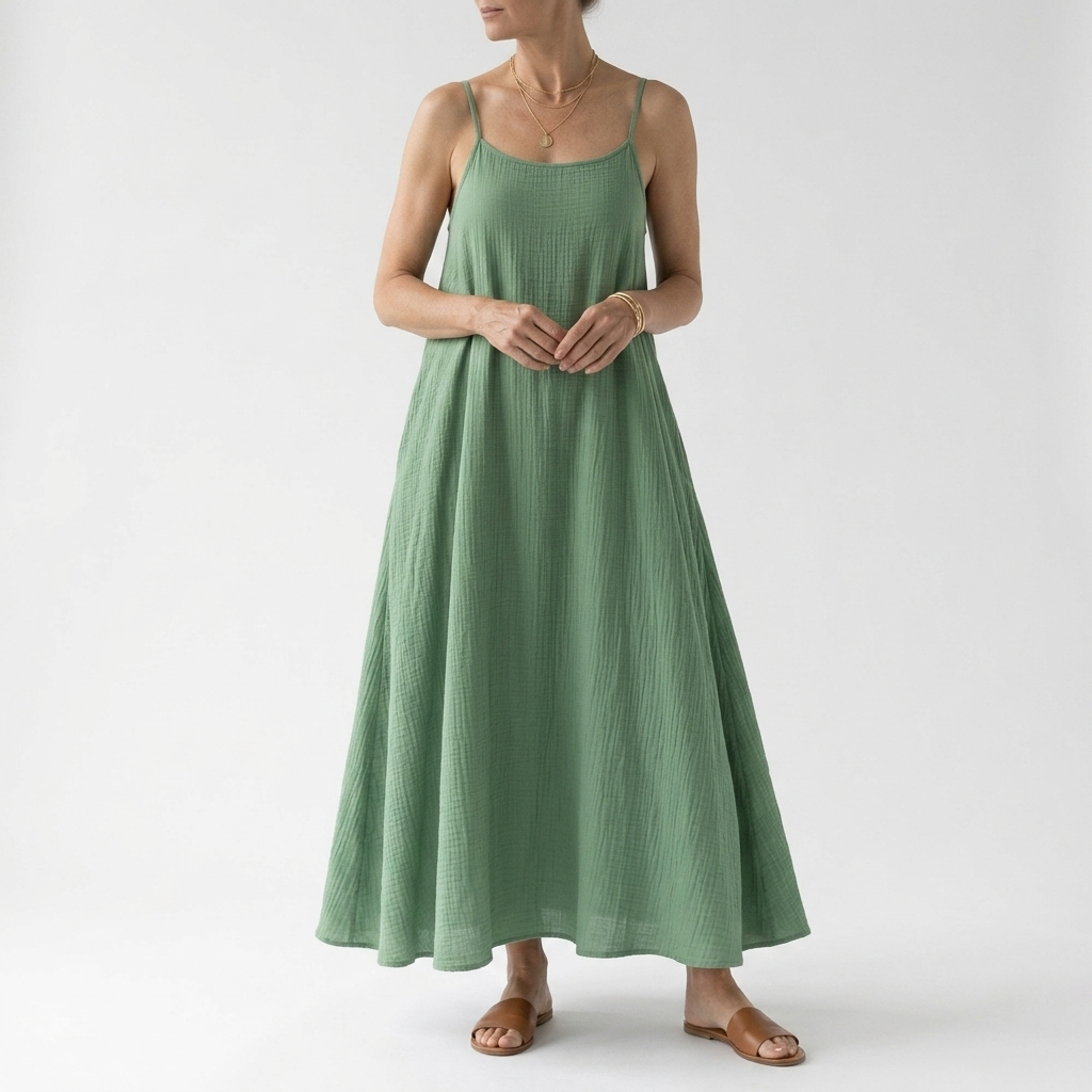 Dorsale™ — Backless Lace-Up Maxi Dress