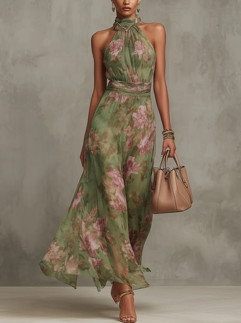 Green Floral / UK 16 (2XL)
