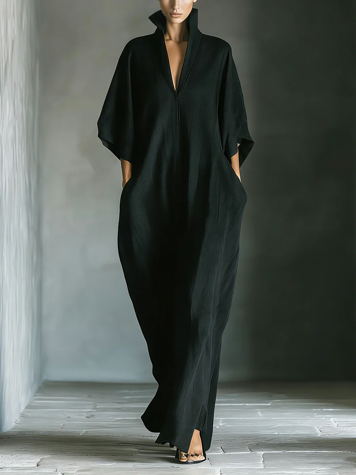 Evie | Kimono-sleeved Maxi Dress