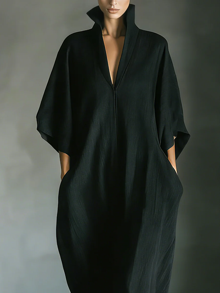 Evie | Kimono-sleeved Maxi Dress