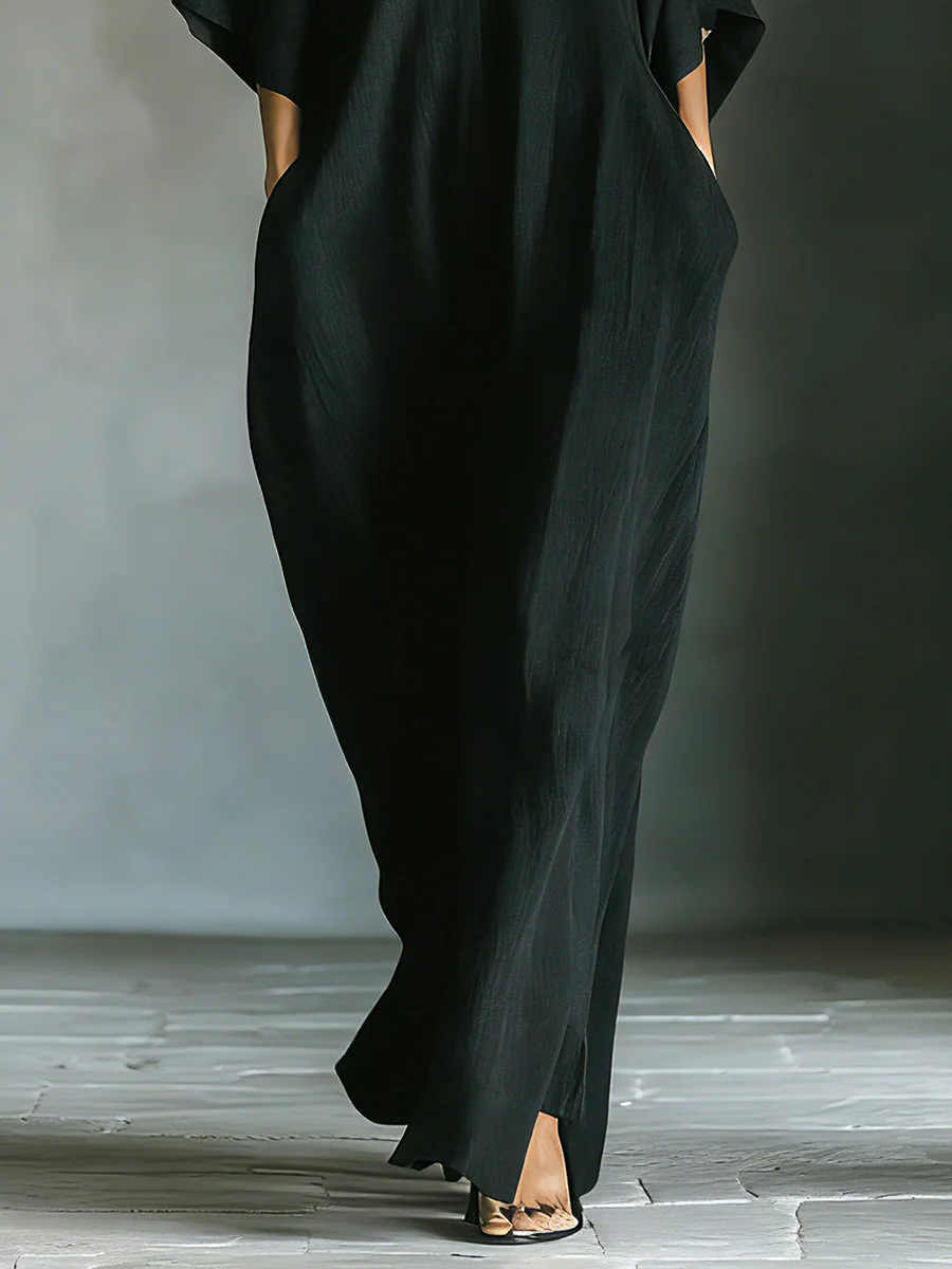 Evie | Kimono-sleeved Maxi Dress
