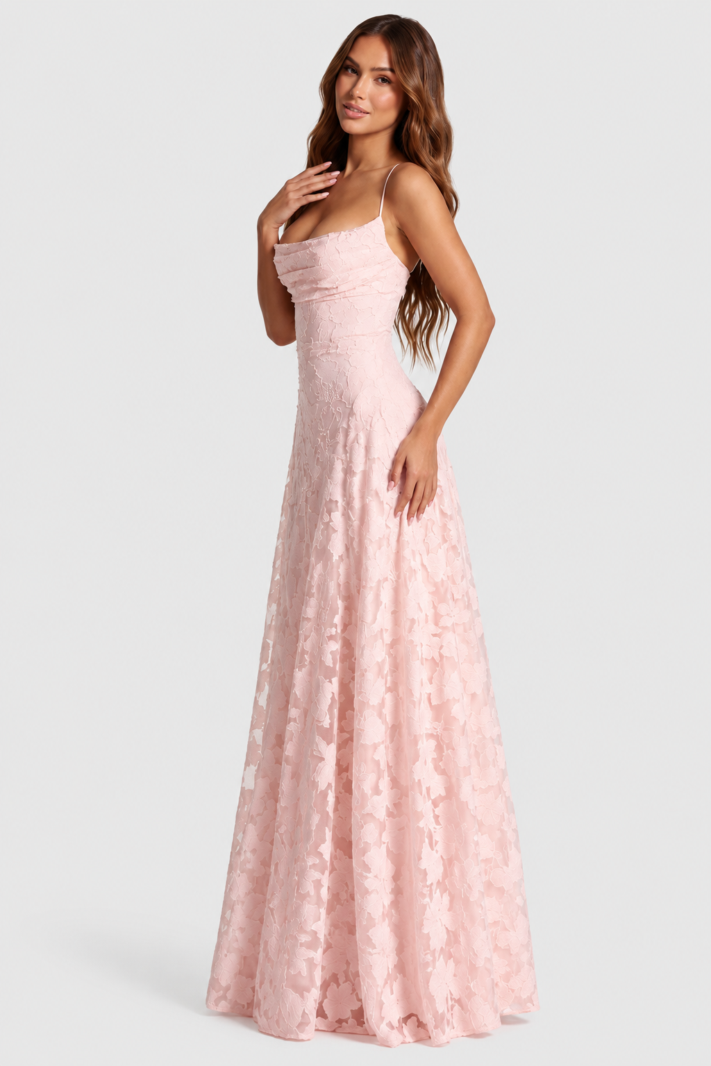 Sophia | Floral Lace Maxi Dress